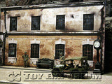 "BRAND NEW"  Build-a-Rama Deluxe WWII "Photo Real" 2 Story  Factory w/Sidewalk Set