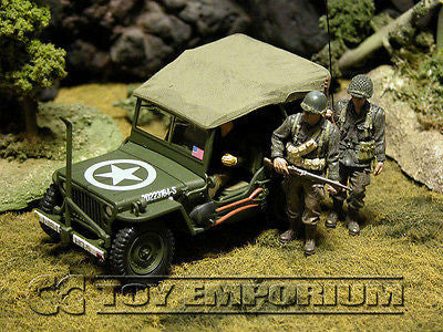 RETIRED & BRAND NEW" Forces Of Valor 1:32 Scale WWII D-Day US Willy's  Jeep - Normandy 44'