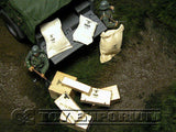 "RETIRED & BRAND NEW" Build-a-Rama 1:32 Scale Hand Painted WWII German Supply Set  (9 Piece Set)