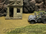 "BRAND NEW" Build-a-Rama 1:32 Hand Painted WWII "Deluxe Farmhouse Drive Mat"   24" x 12"