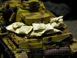 "RETIRED & BRAND NEW" Build-a-Rama 1:32 Scale Hand Painted WWII Loose Sandbags Set (10 Piece Set)