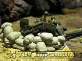 "RETIRED & "BRAND NEW" Forces Of Valor 1:32 Scale WWII US M2A1 105mm Howitzer & 3 Man Crew - France 44