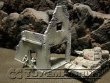 "RETIRED & BRAND NEW" Build-a-Rama RETIRED 1:32 Hand Painted WWII "Winter" Deluxe 2 Story Garage Ruin