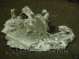 "RETIRED & BRAND NEW" Build-a-Rama 1:32 Hand Painted WWII "Winter" Rubble Pile #3