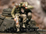 "BRAND NEW" Custom Built & Hand Painted 1:35 WWII German Tank Bail Out Set (2 Piece Set)