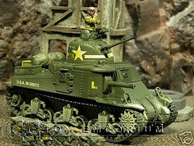 "RETIRED" Forces Of Valor 1:32 Scale US M3 Lee Tank - Tunisia 1942'