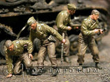 "BRAND NEW" Custom Built & Hand Painted 1:35 WWII German Panzer Crew Soldier Set (4 Figure Set)