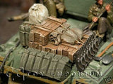 "RETIRED & BRAND NEW" Build-a-Rama 1:32 Scale WWII Deluxe Hand Painted Tank Stowage Set (4 Piece set)